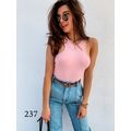 Жіночий боді рожевий без рукавів 237, Колір: Рожевий, Розмір: s-m, фото 