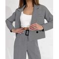 Женский костюм модный пиджак и брюки клеш 544, Размер: S-M (42-44 UKR), фото , изображение 3