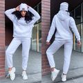 Женский спортивный костюм белый кофта штаны и шапка 404, Цвет: Белый, Размер: S-M (42-44 UKR), фото 