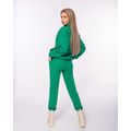 Жіночий спортивний костюм трійка колір зелений 1613, Колір: Зелений, Розмір: s-m, фото , зображення 2