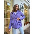Жіноча класична куртка-сорочка фіолетова 255, Колір: Фіолетовий, Розмір: M, фото , зображення 5