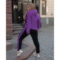 Женский спортивный костюм кофта и штаны для полных цвет сирень 778, Цвет: Сирень, Размер: 48-50 UKR, фото , изображение 2