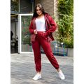 Женский спортивный костюм бордовый 23032, Цвет: Бордовый, Размер: L-XL (46-48 UKR), фото 