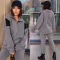 Женский спортивный костюм теплый прогулочный в802-15452, Цвет: Серый, Размер: S-M (42-44 UKR), фото 
