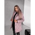 Женская куртка розовая с капюшоном 10354, Цвет: Розовый, Размер: S-M (42-44 UKR), фото , изображение 2