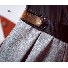 Платье женское черно-серое с коротким рукавом 66, Цвет: Черный, Размер: XXL (50 UKR), фото , изображение 2