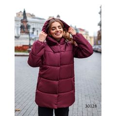 Куртка женская короткая бордовая 30128, Цвет: Бордовый, Размер: S (42 UKR), фото , изображение 2