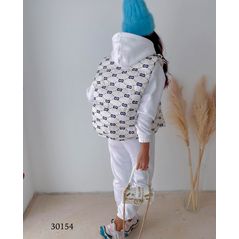 Жилетка жіноча біла 30154, Колір: Білий, Розмір: 42-46, фото , зображення 2