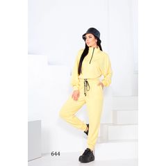 Женский спортивный костюм желтый 644, Цвет: Желтый , Размер: S-M (42-44 UKR), фото 
