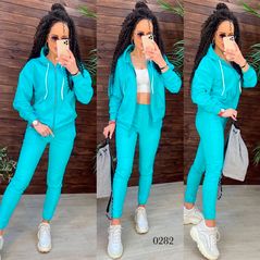 Жіночий спортивний костюм модний колір м'ята 0282, Колір: М'ятний, Розмір: s-m, фото 