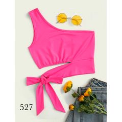 Жіноча майка-топік колір малина 527, Колір: Малиновий, Розмір: s-m, фото 