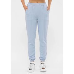 Женские спортивные штаны на флисе голубые 410, Цвет: Голубой, Размер: S-M (42-44 UKR), фото 