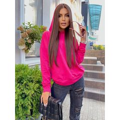 Жіноче худі малинове однотонне 1001, Колір: Малиновий, Розмір: s-m, фото 