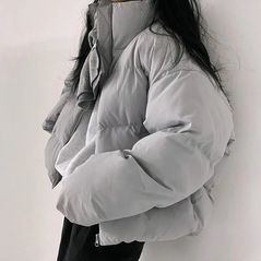 Женская куртка свободного кроя серая 1594, Цвет: Серый, Размер: 42-46 UKR (One size), фото 