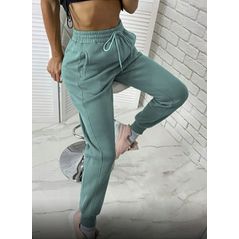 Жіночі спортивні штани оливка 3205, Колір: Оливковий, Розмір: s-m, фото 