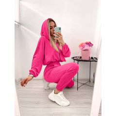 Жіночий спортивний костюм малиновий велюровий трійка 7217, Колір: Малиновий, Розмір: s-m, фото 