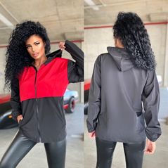 Вітровка жіноча плащова червона 397, Колір: Червоний, Розмір: s-m, фото 