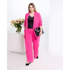 Жіночий діловий костюм піджак і штани прямі колір малиновий 1070, Колір: Малиновий, Розмір: s-m, фото 