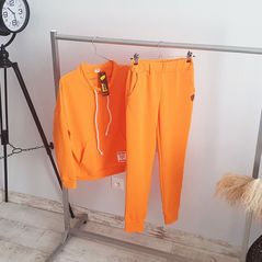 Женский спортивный костюм оранжевый 1949, Цвет: Оранжевый, Размер: S-M (42-44 UKR), фото , изображение 2