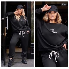 Мужской спортивный костюм кофта и штаны черный 402, Цвет: Черный, Размер: 50-52 UKR, фото 