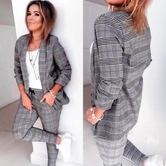 Жіночий брючний костюм трикотажний с41641, Розмір: s-m, фото 