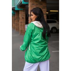 Женская куртка короткая с капюшоном зеленая 1089, Цвет: Зеленый, Размер: S-M (42-44 UKR), фото , изображение 2