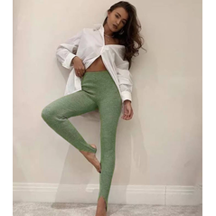 Жіночі лосини з високою посадкою фісташка 1966, Колір: Фісташковий, Розмір: s-m, фото 