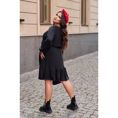 Тепла сукня з довгим рукавом чорна 2006, Колір: Чорний, Розмір: s-m, фото , зображення 2