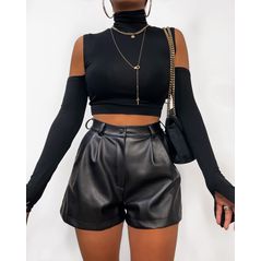 Жіночі шорти короткі чорні 1971, Колір: Чорний, Розмір: S, фото , зображення 2