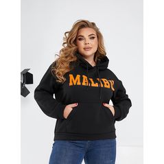 Женский батник черный 604-5304, Цвет: Черный, Размер: S-M (42-44 UKR), фото , изображение 2