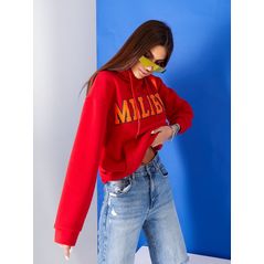 Женский батник красный 604-5304, Цвет: Красный, Размер: S-M (42-44 UKR), фото 