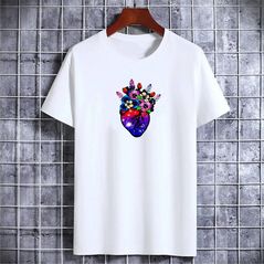 Белая футболка свободная 282/4, Цвет: Белый, Размер: 42-46 UKR (One size), фото 