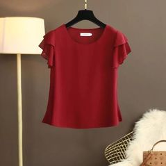 Женская блузка без рукавов бордовая 3220, Цвет: Бордовый, Размер: 42-46 UKR (One size), фото 