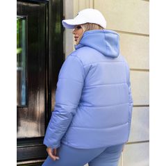 Женский теплый костюм тройка с курточкой  1492, Цвет: Джинс, Размер: S-M (42-44 UKR), фото , изображение 2