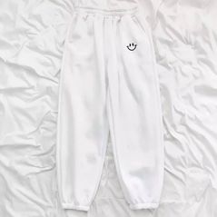 Женские теплые штаны белые 245, Цвет: Белый, Размер: S-M (42-44 UKR), фото 