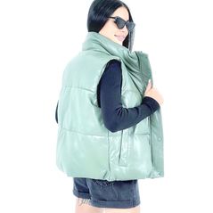 Жіноча жилетка ментол тепла 632, Колір: Ментол, Розмір: S, фото , зображення 2