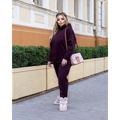 Женский спортивный костюм бордовый 306, Цвет: Бордовый, Размер: 42-46 UKR (One size), фото 