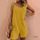 Комбінезон жіночий з шортами колір жовтий 3134, Колір: Жовтий , Розмір: 42-46, фото 