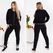 Жіночий спортивний костюм для повних колір чорний 3126, Колір: Чорний, Розмір: 52-54, фото 