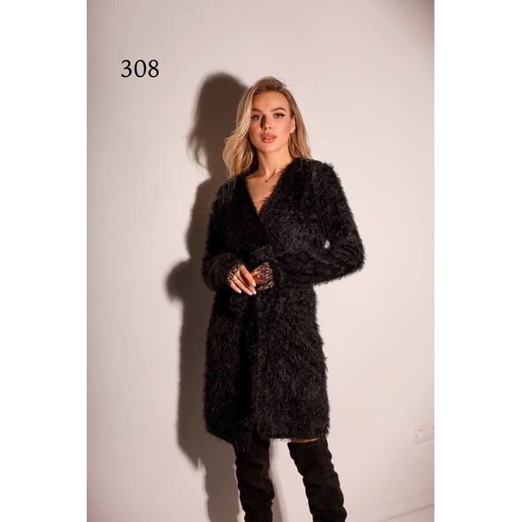 Жіночий чорний кардиган 308, фото 