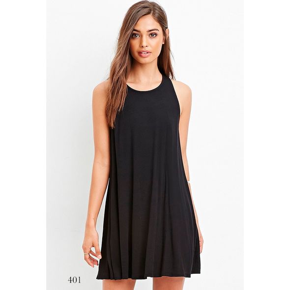 Плаття-майка чорного кольору 401, Колір: Чорний, Розмір: 42-46, фото 