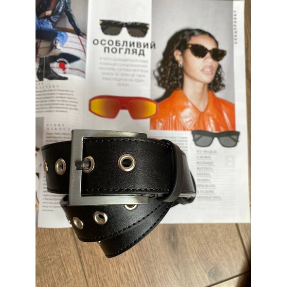 Женский ремень качественный кожзаменитель 4004-2, фото , изображение 2