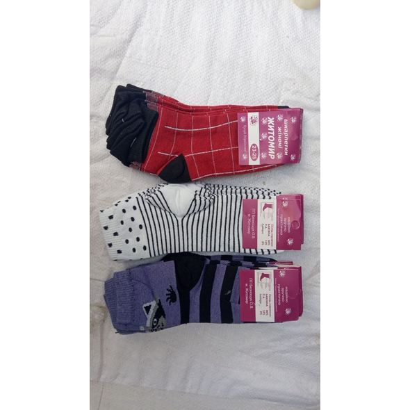 Женские носки в полоску цветные 51, фото 