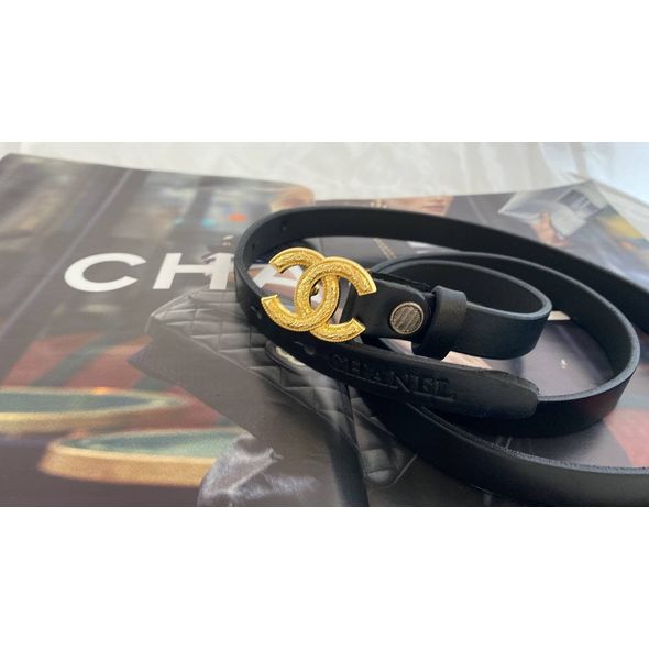 Женский кожаный ремень Chanel, Длина: 120 см, фото , изображение 3