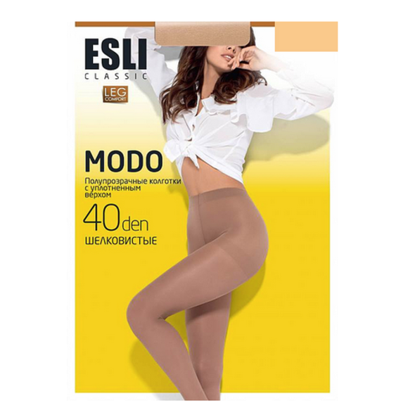 Esli Modo 40 Den классические колготки средней плотности Melone светло-телесный, Цвет: Светло-телесный, Размер: 3, фото 
