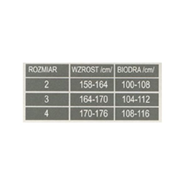 TESS Kim 20 Den Nero тонкі колготки з імітацією панчіх колір чорний, Колір: Чорний, Розмір: 2, фото , зображення 3