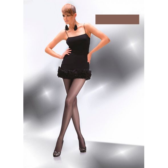 Annes OliVia 20 Den Avana класичні жіночі колготки без шорт, Колір: Сіро-коричневі, Розмір: 3, фото 