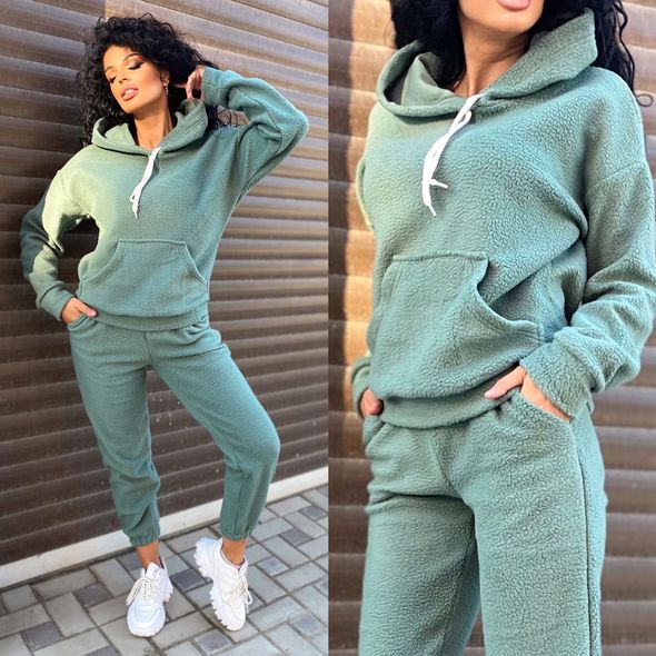 Жіночий спортивний костюм модний оливка 403, Колір: Оливковий, Розмір: s-m, фото 