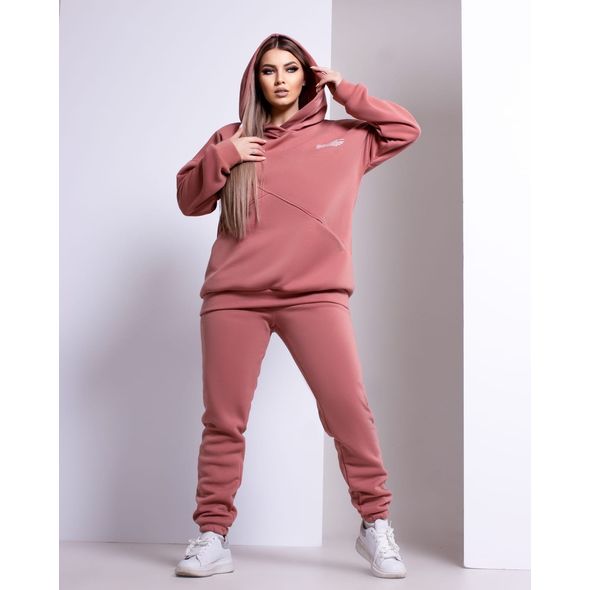 Женский спортивный костюм большого размера цвет мокко 1049, Цвет: Мокко, Размер: 48-50 UKR, фото 