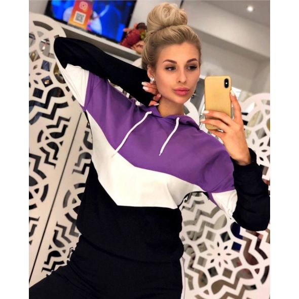 Женский спортивный костюм фиолетовый 152, Цвет: Фиолетовый, Размер: M (44 UKR), фото , изображение 2